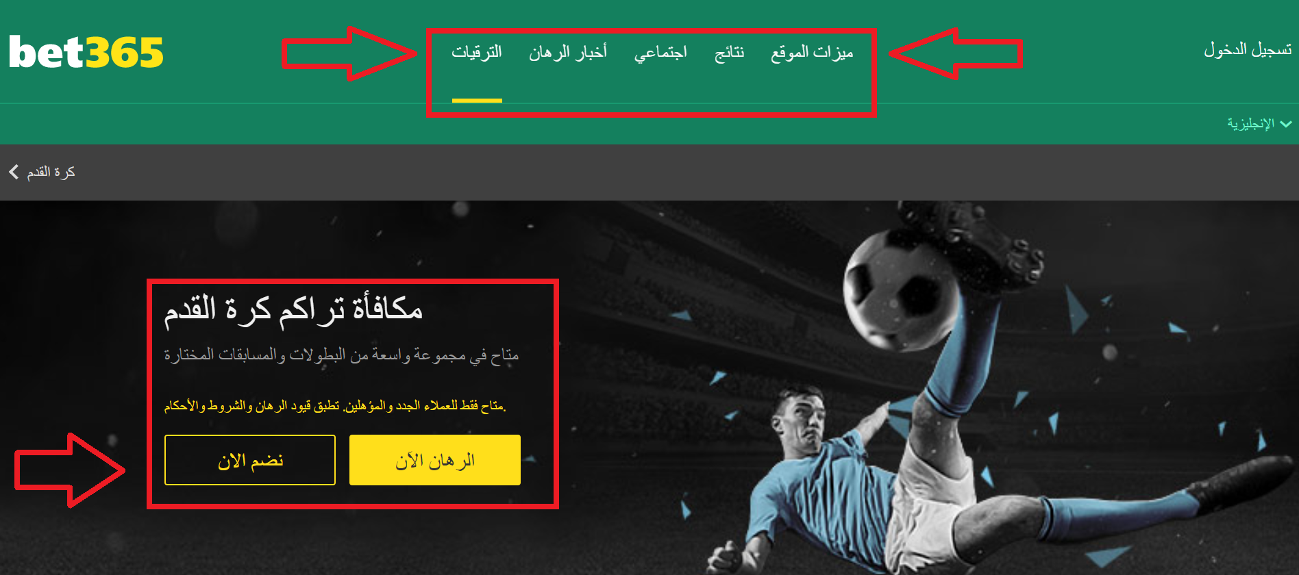 إيجابيات الاختيار Bet365 للاعبين من تونس